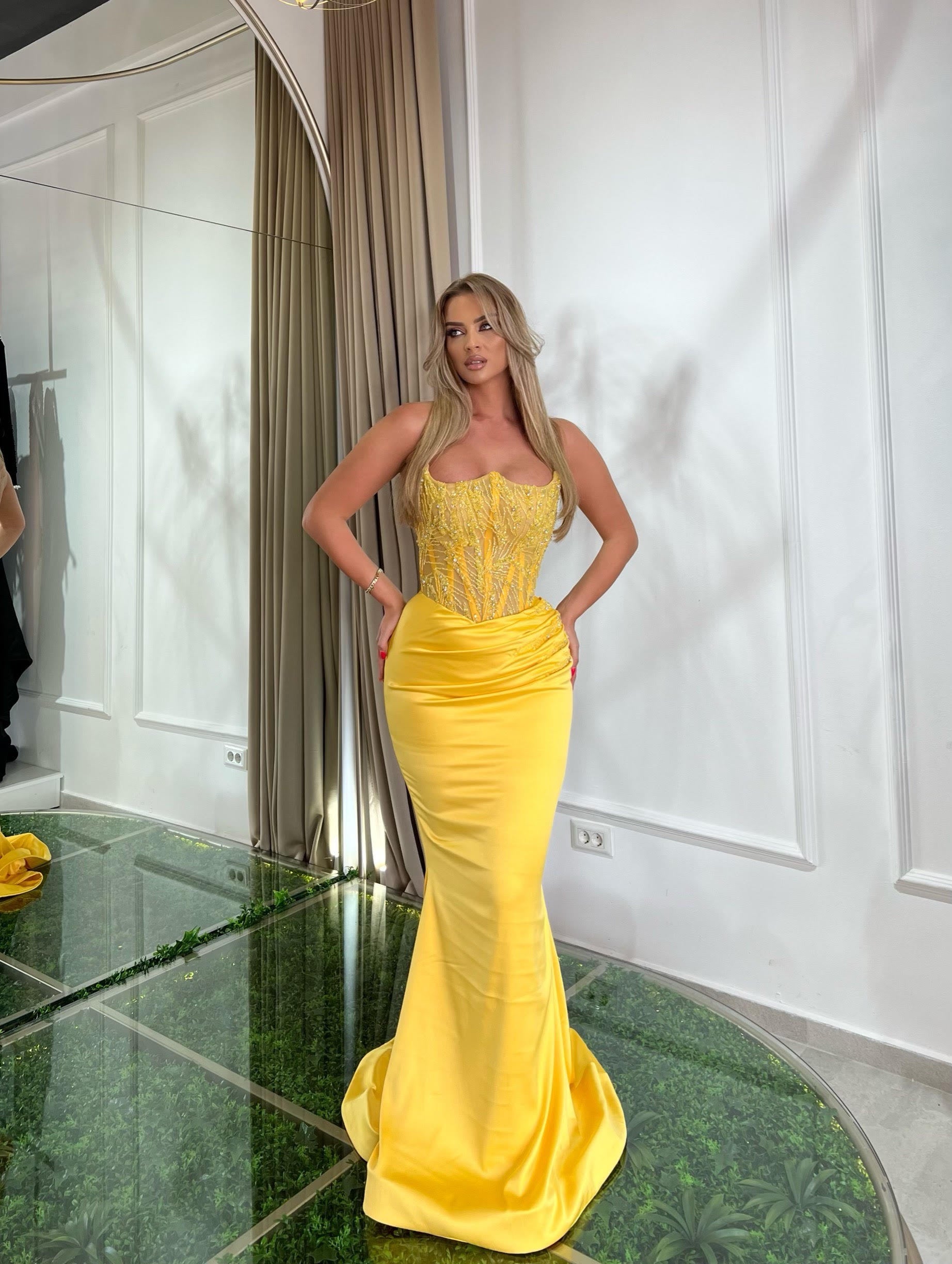 Yellow dress